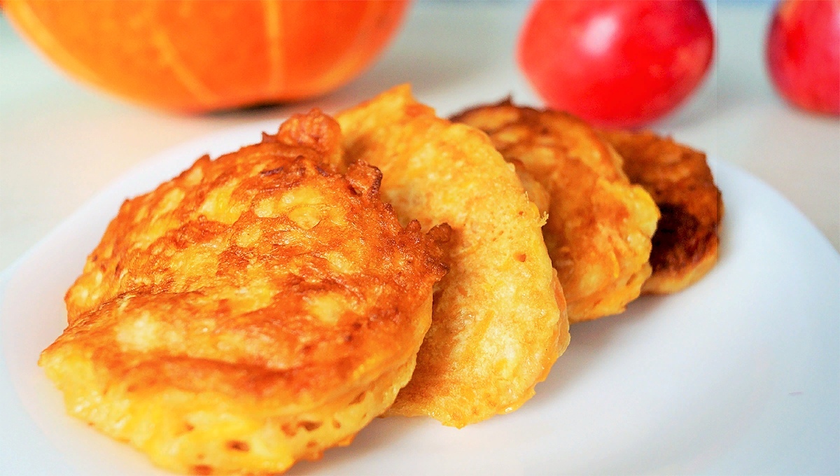 Тыквенные оладьи. Вкусный и полезный завтрак! Тыквенные оладьи. Вкусный и полезный завтрак!