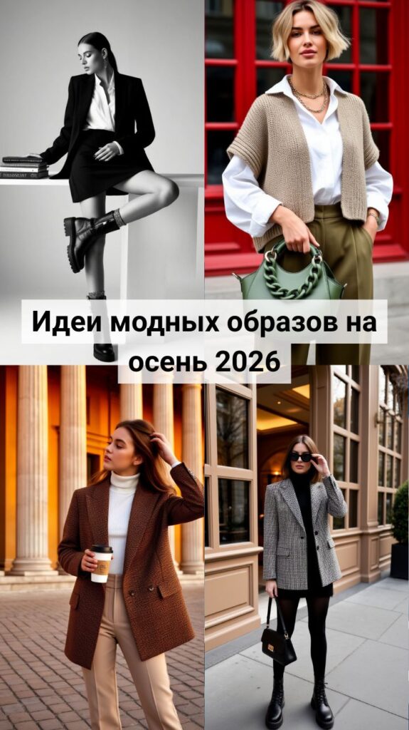 Идеи модных образов на осень 2026: стильные городские сочетания, которые хочется повторить
