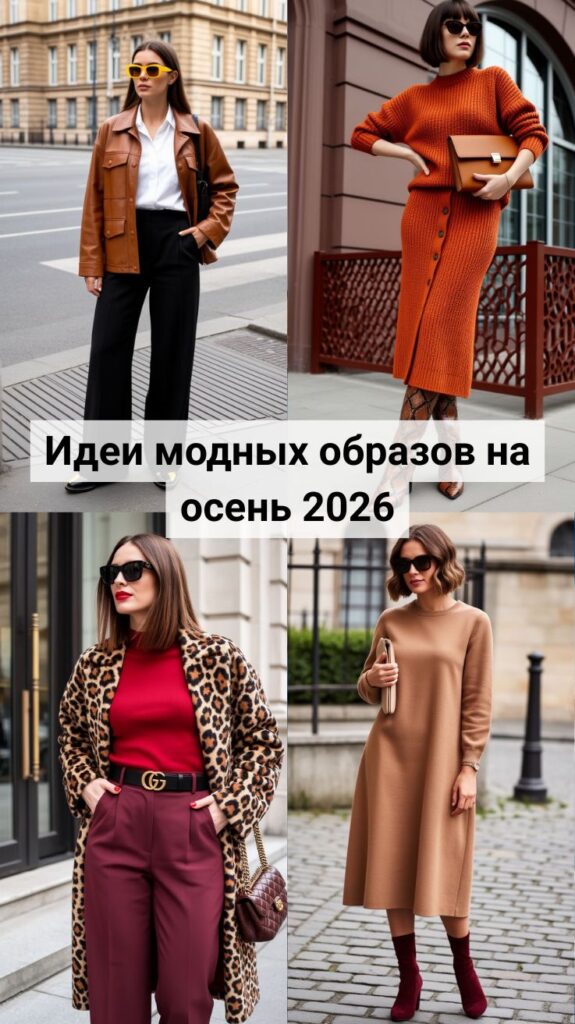 Идеи модных образов на осень 2026: стильные городские сочетания, которые хочется повторить