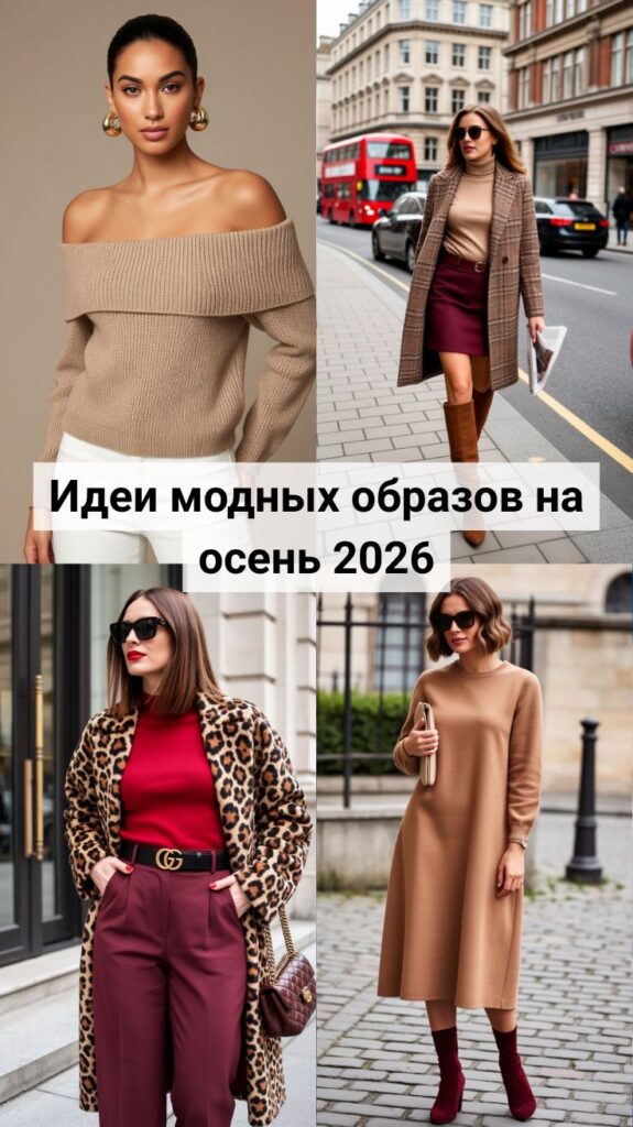 Идеи модных образов на осень 2026: стильные городские сочетания, которые хочется повторить