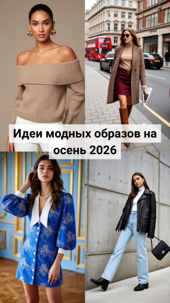 Идеи модных образов на осень 2026: стильные городские сочетания, которые хочется повторить