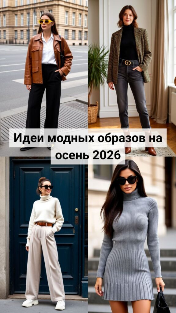 Идеи модных образов на осень 2026: стильные городские сочетания, которые хочется повторить
