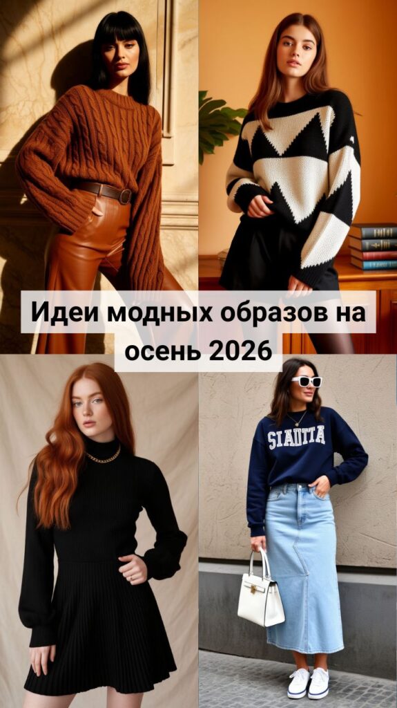 Идеи модных образов на осень 2026: стильные городские сочетания, которые хочется повторить
