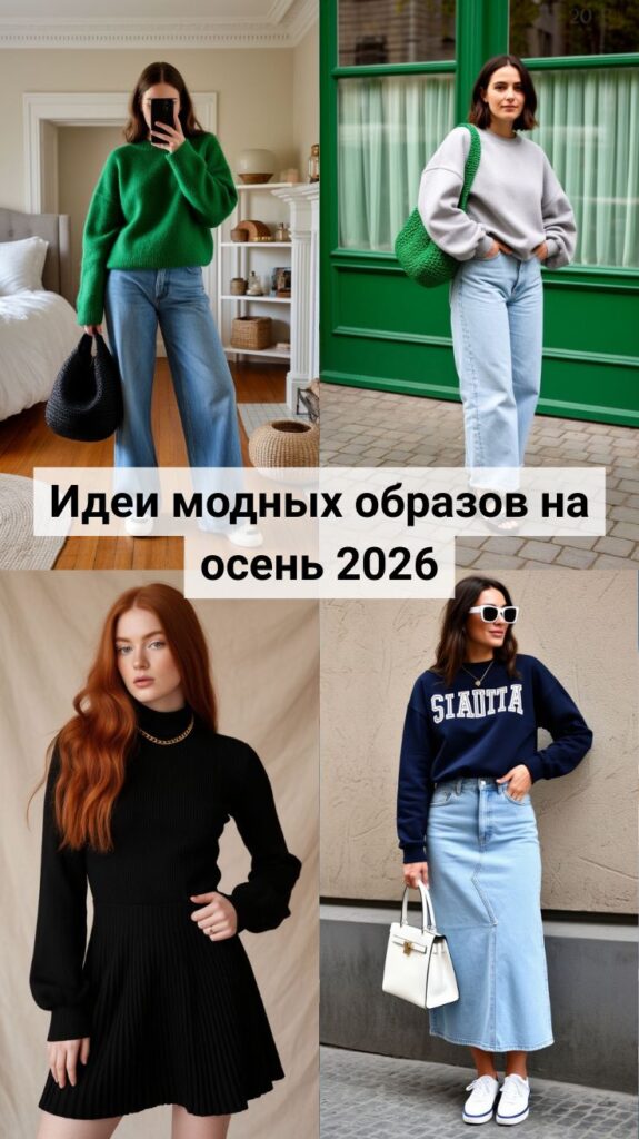 Идеи модных образов на осень 2026: стильные городские сочетания, которые хочется повторить