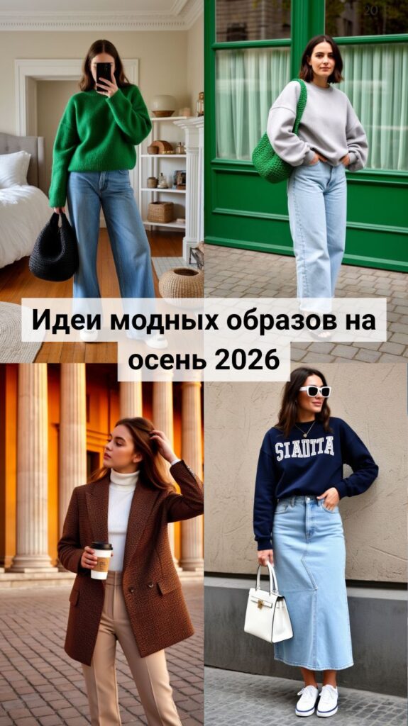 Идеи модных образов на осень 2026: стильные городские сочетания, которые хочется повторить