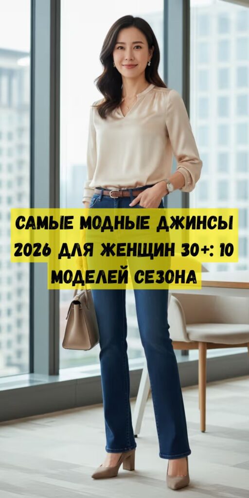 Самые модные джинсы 2026 для женщин 30+: 10 моделей сезона