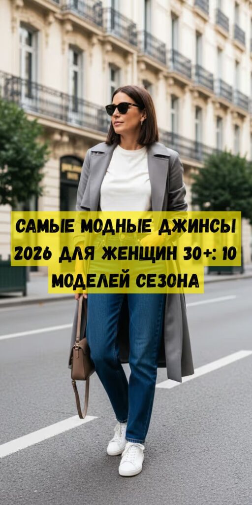 Самые модные джинсы 2026 для женщин 30+: 10 моделей сезона