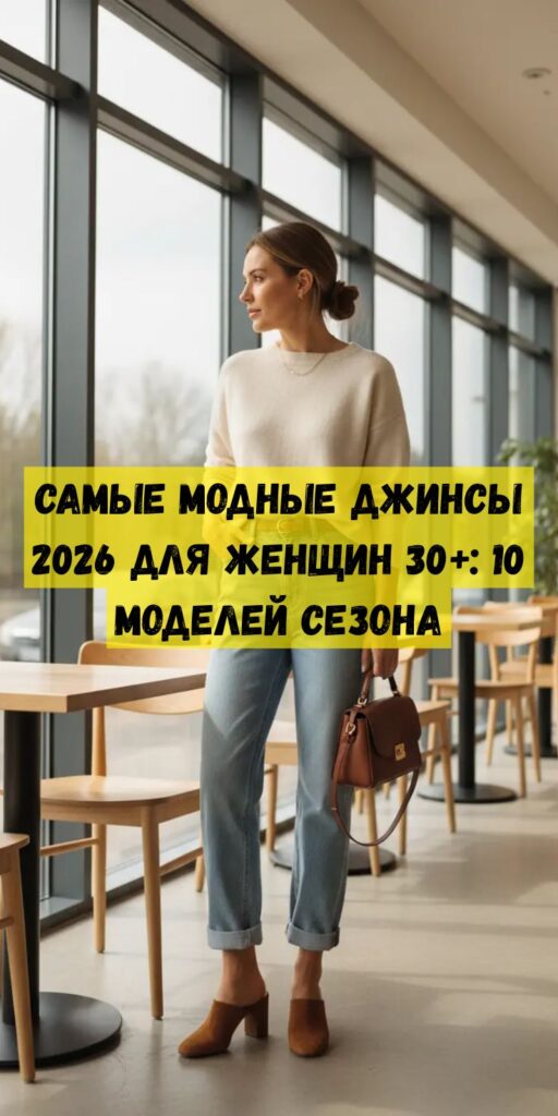 Самые модные джинсы 2026 для женщин 30+: 10 моделей сезона