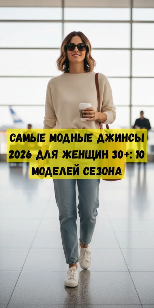 Самые модные джинсы 2026 для женщин 30+: 10 моделей сезона